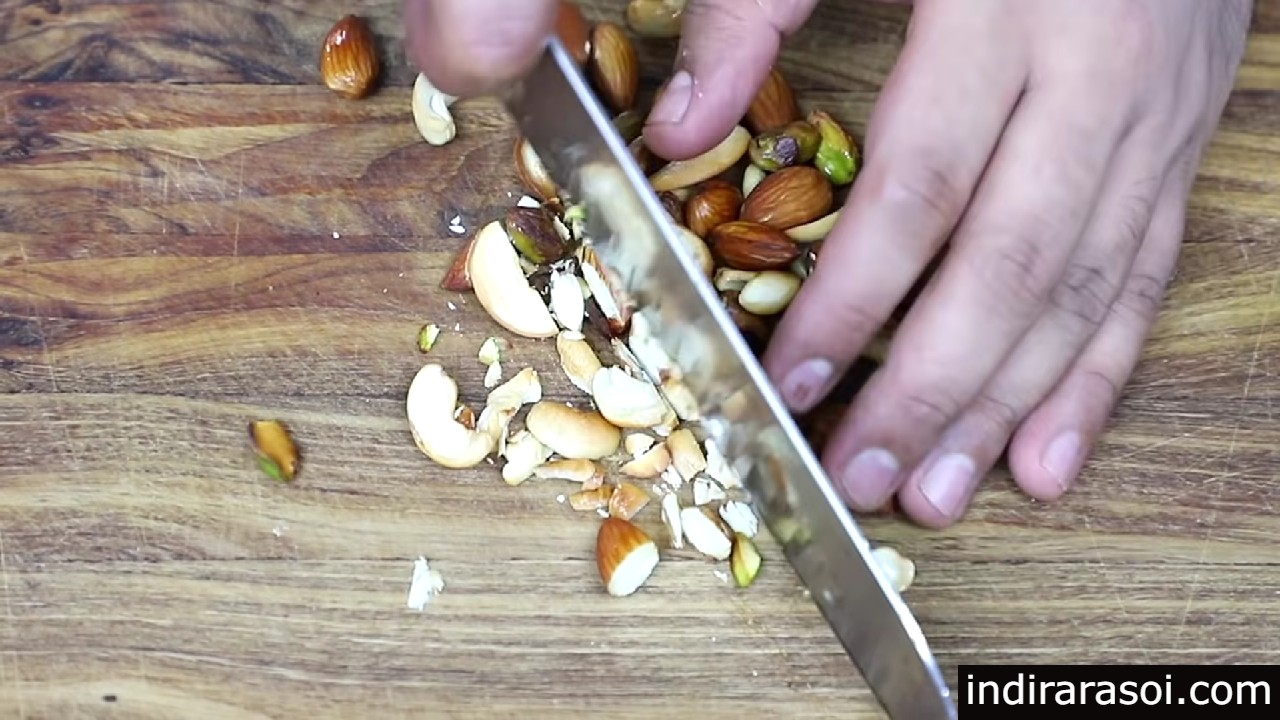 16. dry fruits cutting