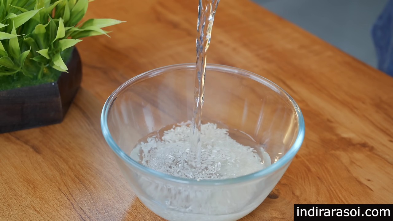 3. water in rice