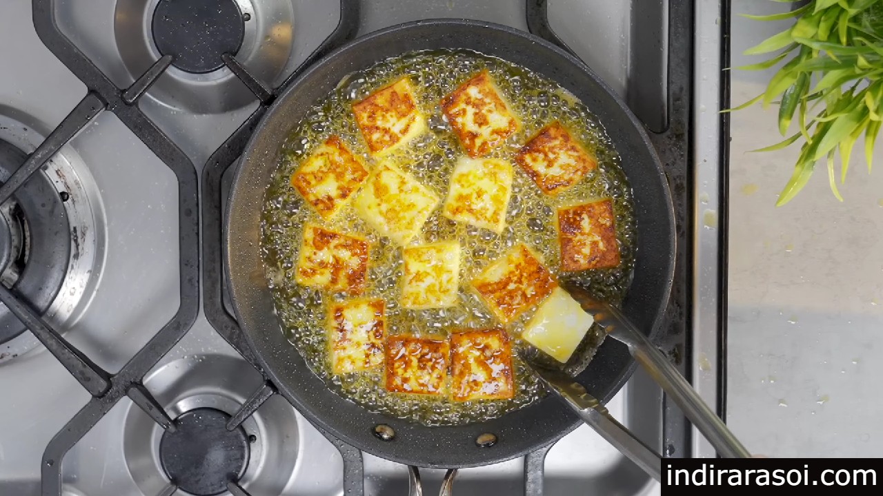 8. fry paneer